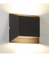 LED 2 Light Outdoor Up Down Wall Light Black IP65