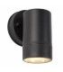 1 Light Outdoor Wall Light Black IP44, GU10