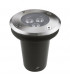 LED 3 Light Recessed Outdoor Ground Light Stainless Steel IP67