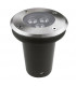 LED 3 Light Recessed Outdoor Ground Light Stainless Steel IP67