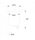 1 Light Round Recessed Outdoor Ground Light Black IP67, E27