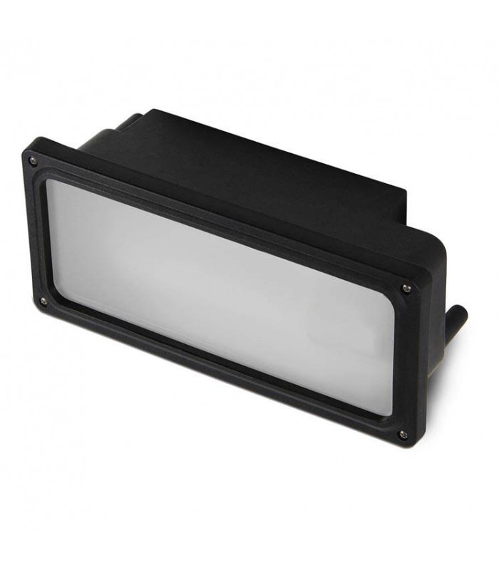 1 Light Outdoor Wall Light Black IP55