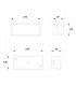 1 Light Outdoor Wall Light Black IP55