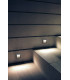 LED Outdoor Square Wall Light Grey IP65
