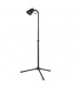 1 Light Outdoor Floor Lamp Spotlight Black IP65