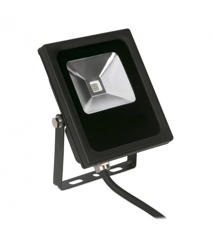 LED 1 Light Flood Light Outdoor Spotlight Black IP65