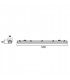 LED Outdoor Surface Mounted Lighting Grey IP65