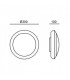 LED Outdoor Surface Mounted Lighting Grey IP65