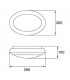 1 Light Outdoor Surface Mounted Lighting Grey IP65