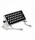 LED 28 Light Outdoor Wall Washer Light Aluminium IP65