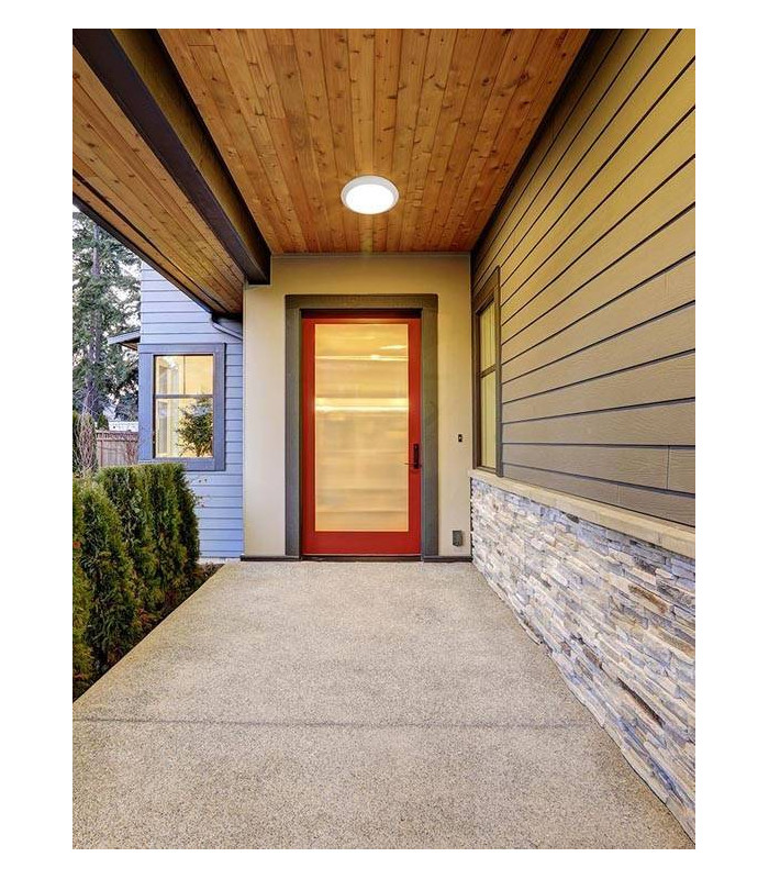 2 Light Outdoor Surface Mounted Lighting White IP65