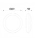 2 Light Outdoor Surface Mounted Lighting Grey IP65