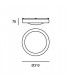 LED Outdoor Surface Mounted Lighting Urban Grey IP65