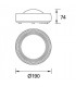 LED Outdoor Surface Mounted Lighting Urban Grey IP65