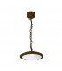 LED Outdoor Ceiling Pendant Light Brown IP44