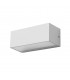 1 Light Outdoor Wall Light White IP65