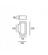 Light Outdoor Wall Light Grey IP54