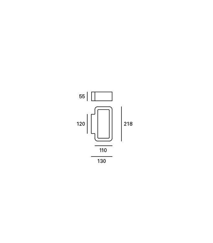 Light Outdoor Wall Light Black IP54