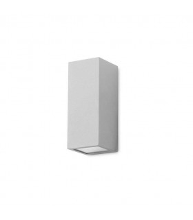 2 Light Outdoor Wall Light Grey IP44