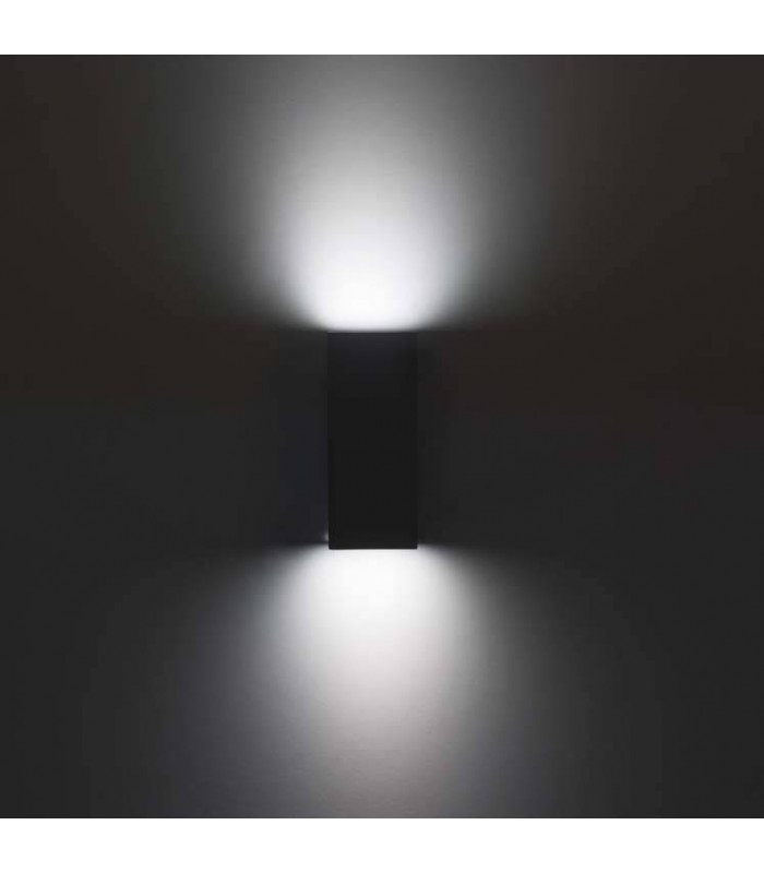 2 Light Outdoor Wall Light Grey IP44