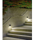 LED Outdoor Wall Light Black IP54
