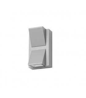 LED Outdoor Up Down Wall Light Grey IP54
