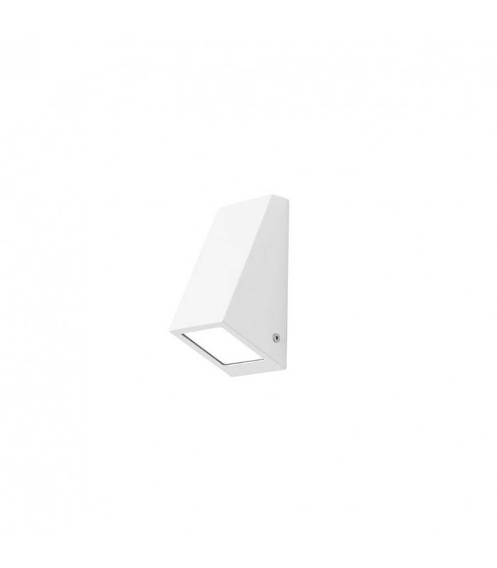 1 Light Outdoor Wall Light White IP44