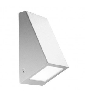 1 Light Outdoor Wall Light Grey IP44