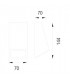 1 Light Outdoor Wall Light Grey IP44
