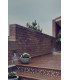 1 Light Outdoor Wall Light Grey IP44