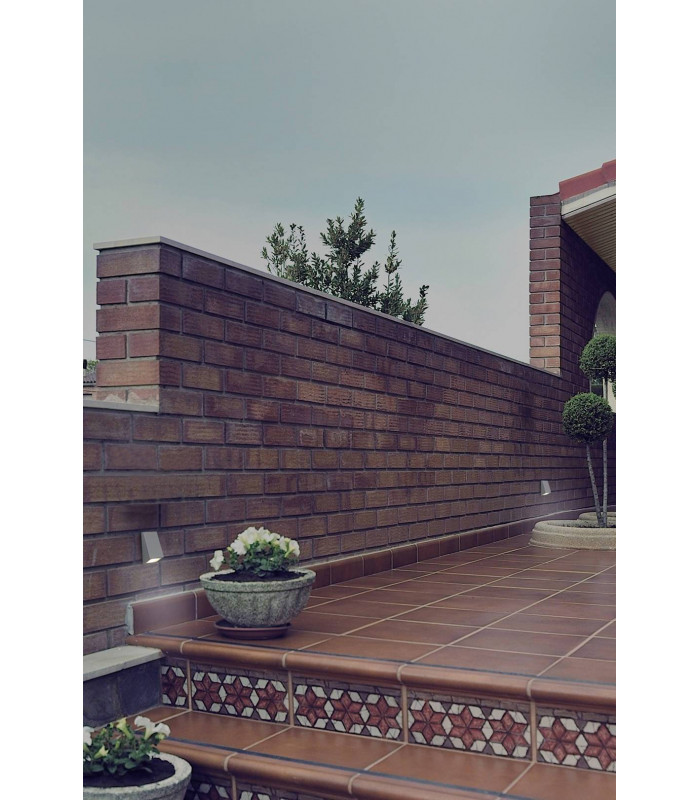 1 Light Outdoor Wall Light Grey IP44