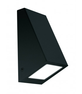 1 Light Outdoor Wall Light Black IP44