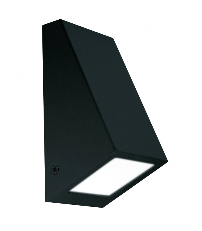 1 Light Outdoor Wall Light Black IP44