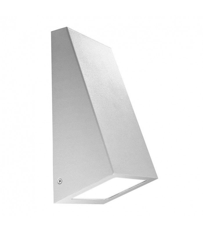 1 Light Outdoor Wall Light Grey IP44