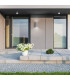LED Outdoor Surface Mounted Wall Light Black IP54
