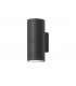 LED Outdoor Surface Mounted Wall Light Black IP54