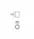 LED Outdoor Surface Mounted Wall Light Grey IP54