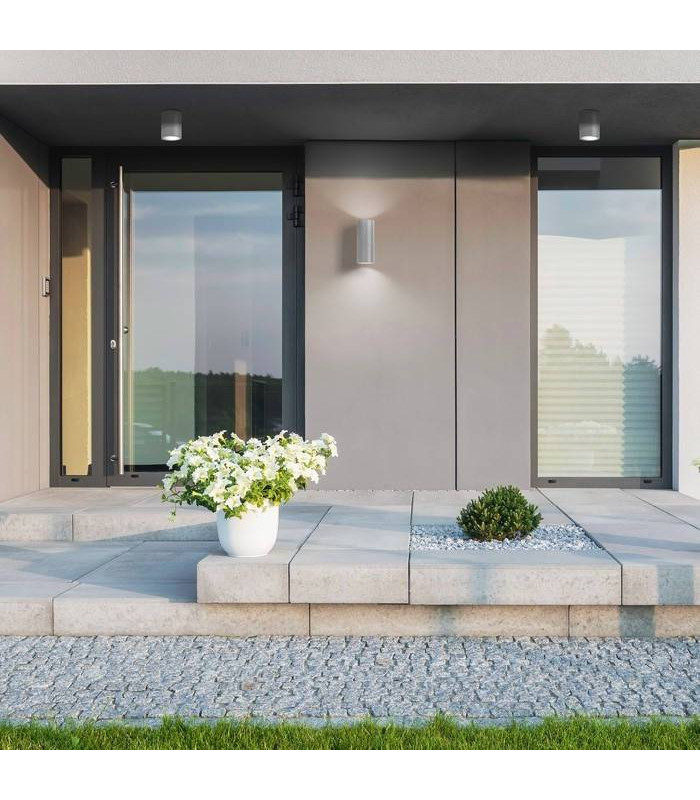 LED Outdoor Surface Mounted Surface Mounted Wall Light Black IP54