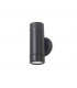 LED Outdoor Wall Light Black IP54