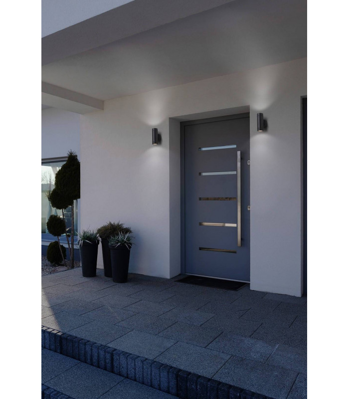 LED Outdoor Wall Light Black IP54