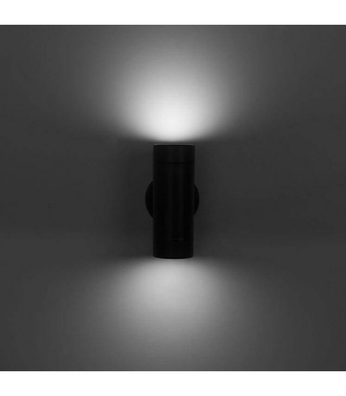 LED Outdoor Wall Light Black IP54