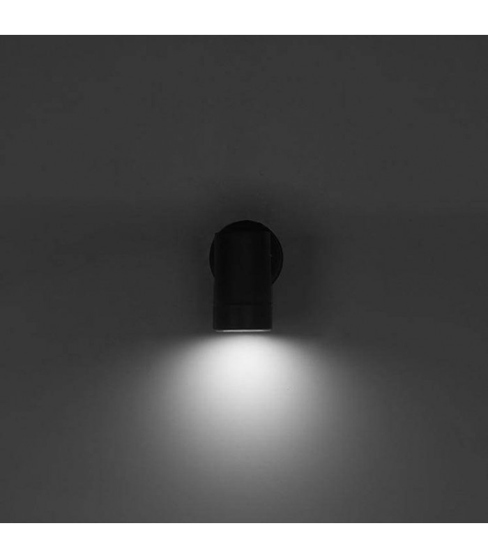 LED Outdoor Wall Light Black IP54