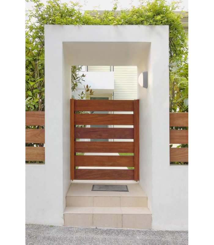 LED Outdoor Wall Light Grey IP44