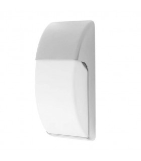 1 Light Outdoor Wall Light Grey IP65