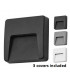 Outdoor Wall Light White, Black, Grey IP65, E27