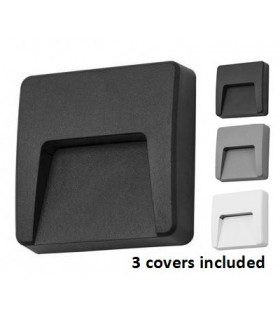 Outdoor Wall Light White, Black, Grey IP65, E27