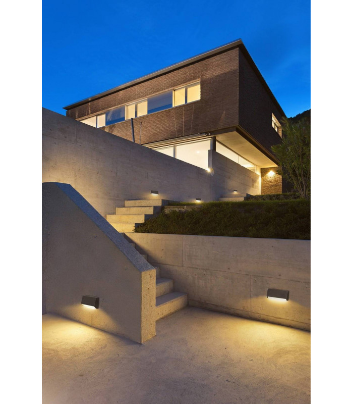 Outdoor Wall Light White, Black, Grey IP65, E27