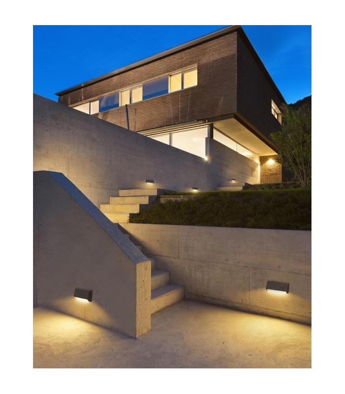 Outdoor Wall Light White, Black, Grey IP65, E27