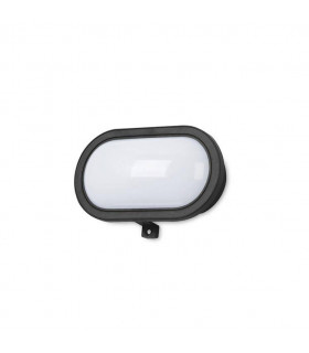 LED Outdoor Surface Mounted Wall Light Black IP44