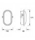 LED Outdoor Surface Mounted Wall Light White IP44